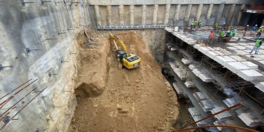 Geotechnische Bemessung tiefer Baugruben in Köln